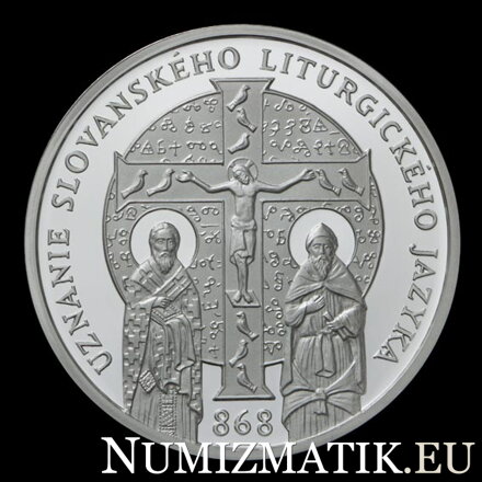 10 EURO/2018 - Uznanie slovanského liturgického jazyka - 1150. výročie - BK