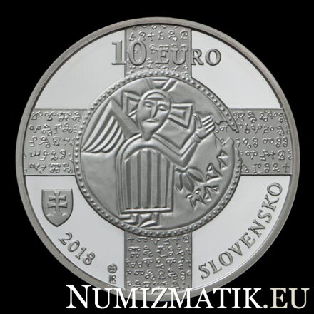 10 EURO/2018 - 1150th anniversary of the recognition of the Slavonic liturgical language