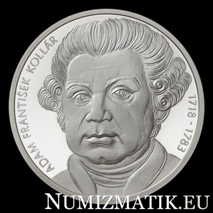 10 EURO/2018 - Adam František Kollár - 300th anniversary of the birth