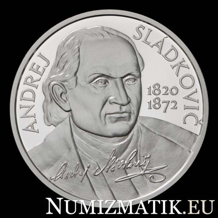 10 EURO/2020 - Andrej Sládkovič - 200. výročie narodenia - BK