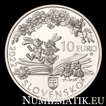Averz mince - 10 EURO/2022 - Ľudmila Podjavorinská - 150. výročie narodenia