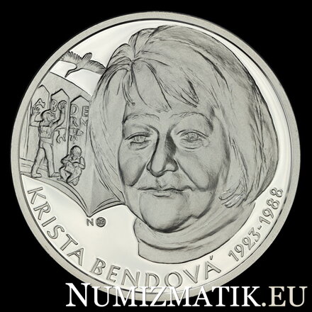 10 EURO/2023 - 100th anniversary of the birth of Krista Bendová