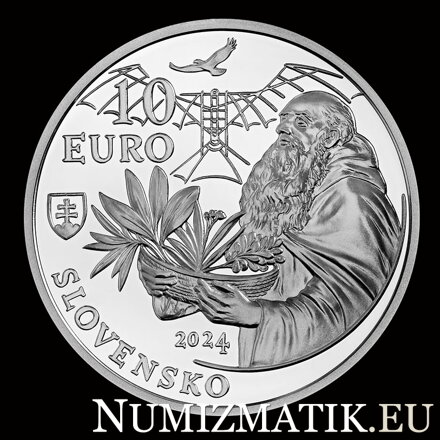 10 EURO/2024 - Fráter Cyprián z Červeného Kláštora - 300. výročie narodenia