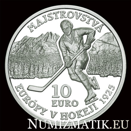 10 EURO/2025 - The Ice Hockey European Championship - 100th anniversary of the first international sports tournament in the territory of the Slovak Republic