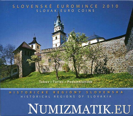 Sada mincí Slovenskej republiky 2010 - Historické regióny Slovenska