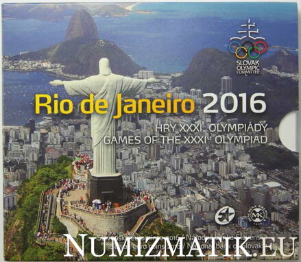  Sada mincí Slovenskej republiky 2016 - Rio de Janeiro XXXI. OH