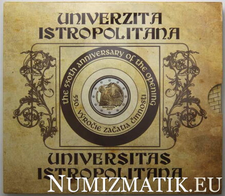 Sada mincí Slovenskej republiky 2017 - Univerzita Istropolitana - 550. výročie vzniku