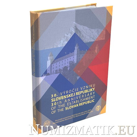 Slovak eurocoins 2023 - 30th anniversary of the establishment of the Slovak republic- Proof like