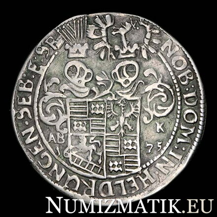 2/3 strieborný toliar 1675 AB K - Franz Maximilian a Heinrich Franz 2/3 strieborný toliar 1675 AB K - Franz Maximilian a Heinrich Franz