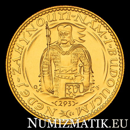 Svätováclavský dukát jubilejný 1918/2018, číslovaný 1 až 500