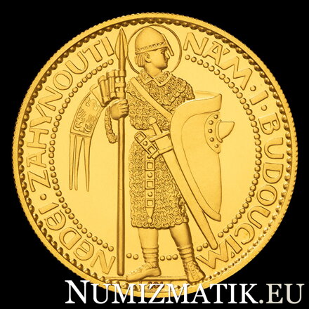 Jubilejný Svätováclavský 2 dukát 1923 odrazok číslo 206 od Josefa Šejnostu