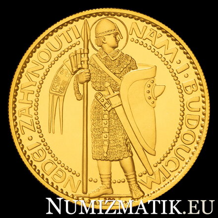 Jubilejný Svätováclavský 2 dukát 1923 odrazok číslo 208 od Josefa Šejnostu