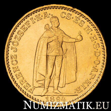 František Jozef I. - 20 Koruna 1894 KB 