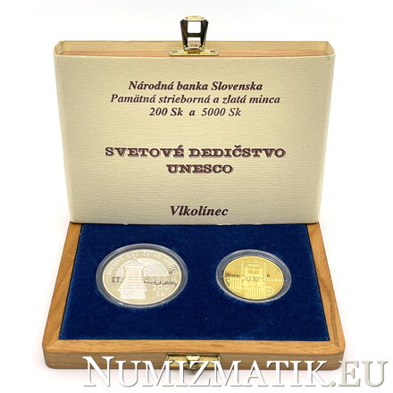 5000 Sk/2002+200 Sk/2002  - Vlkolínec - Svetové dedičstvo UNESCO