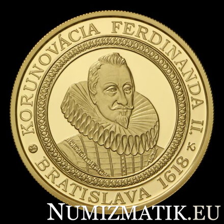 100 Euro/2018 - Ferdinand II. - 400. výročie korunovácie v Bratislave