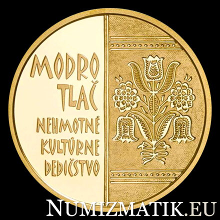 100 EURO/2024 - Nehmotné kultúrne dedičstvo SR - Modrotlač