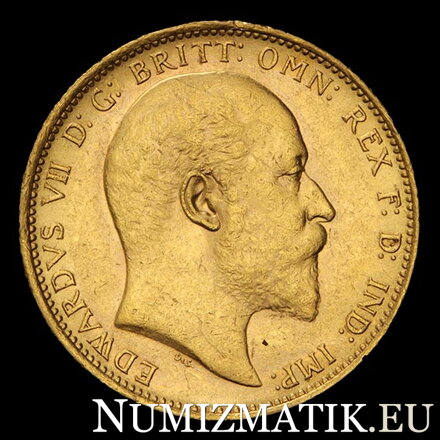 AUSTRALIA - Edward VII. - Sovereign 1908 M