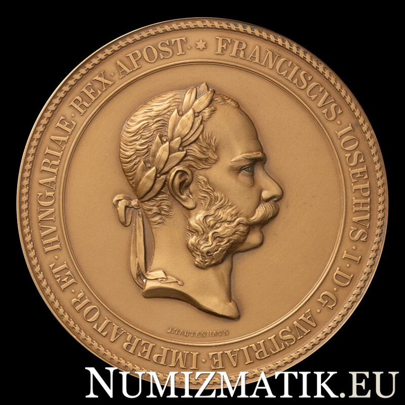 František Jozef I. - Návšteva Egypta, otvorenie Suezskeho prieplavu 1869 - AE medaila HMA