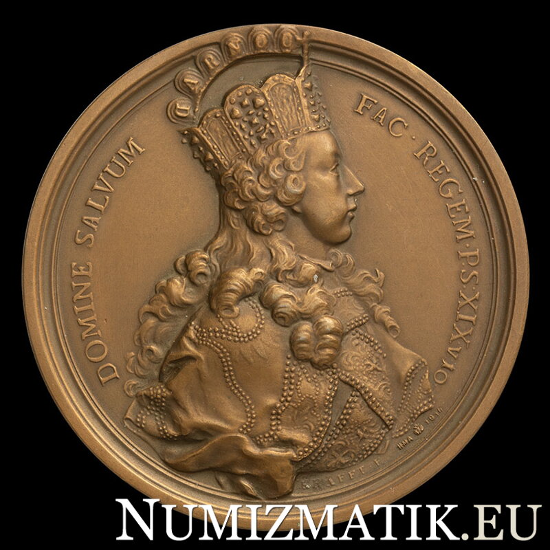 Joseph II. - coronation in Frankfurt as the Roman King - AE medal 1764/1914 HMA