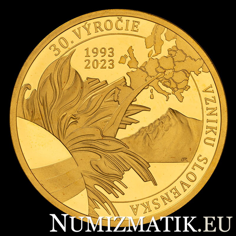30. výročie vzniku samostatného Slovenska - zlatá medaila - B. Ronai