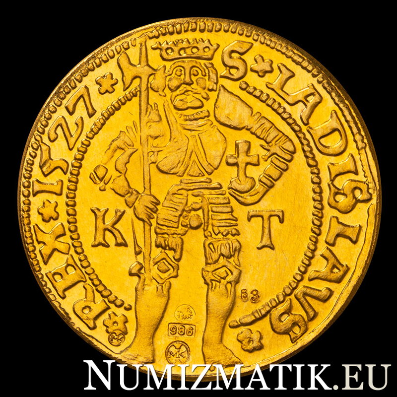 Ján Zápoľský - replica of the gold ducat 1527 KT - M. Kožuch
