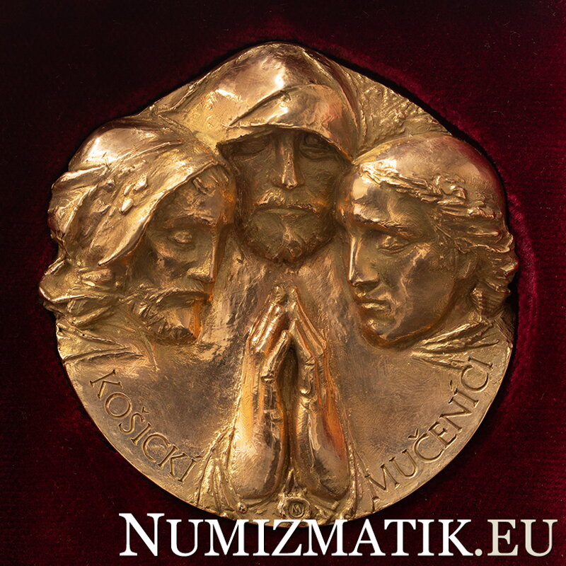 Slovenský svätci, Košickí mučeníci - zlatá medaila - Akad. soch. M. Ormandík