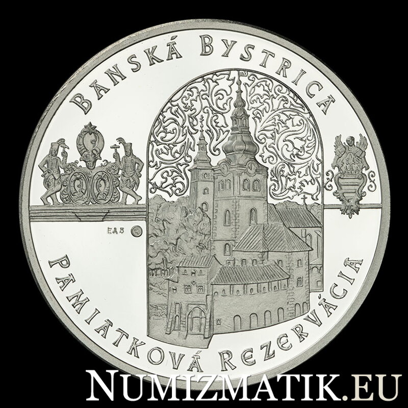 Banská Bystrica - Monument Reservation - unrealized motifs from the competition for a 20 € silver collector coin