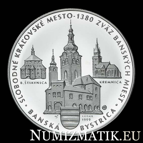 Banská Bystrica - ECU minca - D. Zobek, R. Lugár