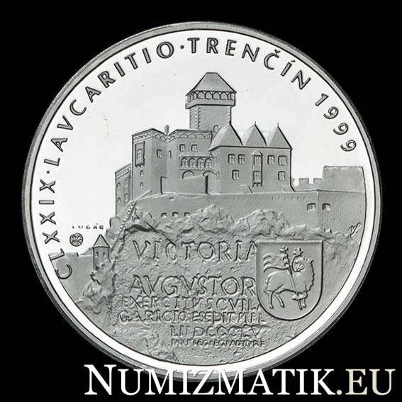 Trenčín - ECU minca - D. Zobek, R. Lugár