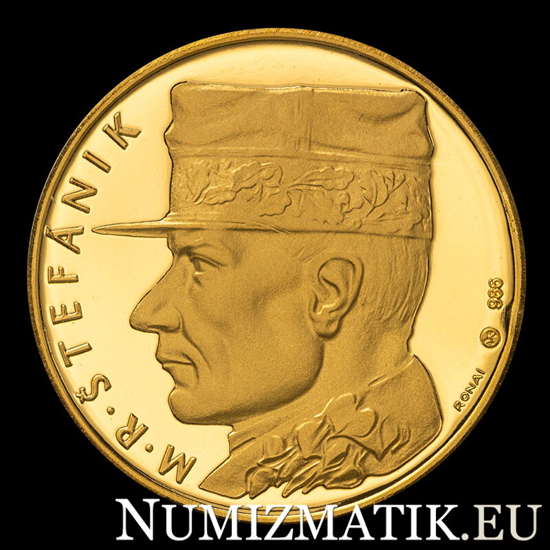 M. R. Štefánik - zlatá medaila EA10 - M. Ronai