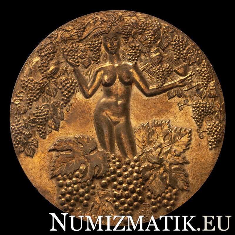 Vino Forum Znojmo 1994 - tombac medal - M. Polonský
