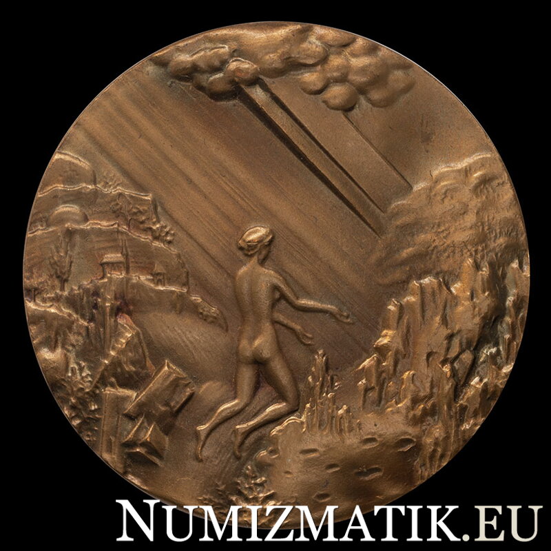 Svetlo - tombaková medaila - M. Polonský