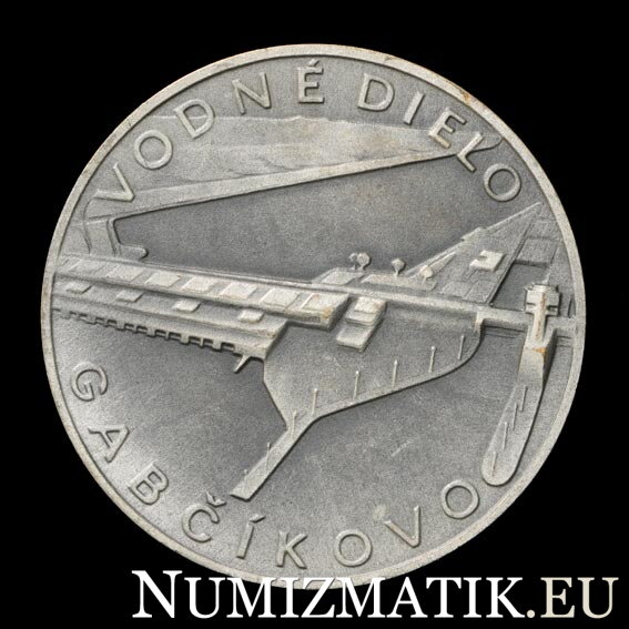 Vodné dielo - Gabčíkovo - tombaková medaila