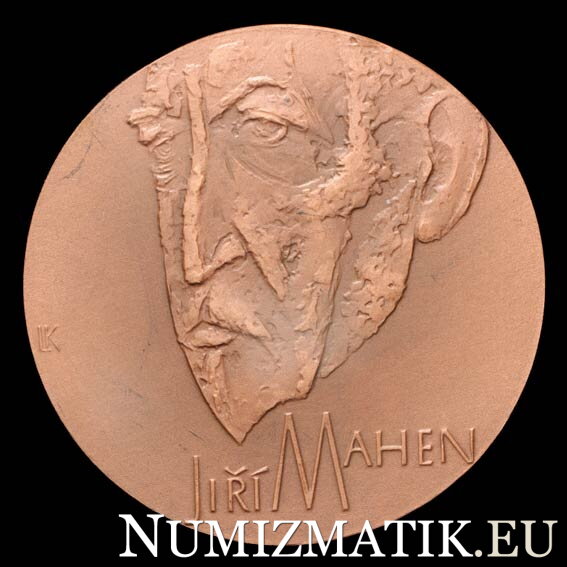 Jiří Mahen- tombaková medaila - L. Kolář Jiří Mahen- tombaková medaila - L. Kolář