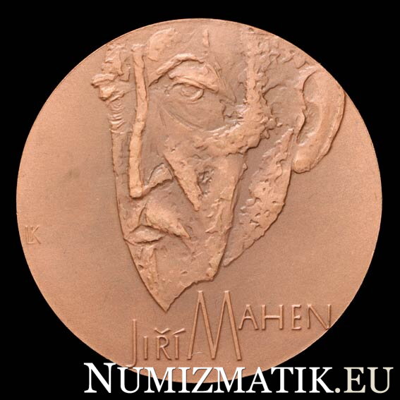 Jiří Mahen- tombaková medaila -  L. Kolář