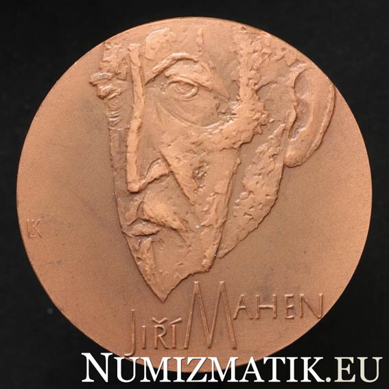 Jiří Mahen- tombaková medaila -  L. Kolář