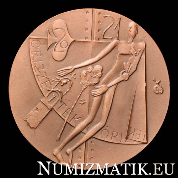 II. medzinárodné sympózium medailí - tombaková medaila - E. Ligeti