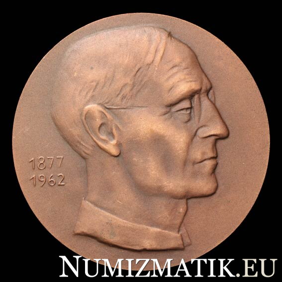 Hermann Hesse - Tombac Medal - H. Wagner Kerkhof