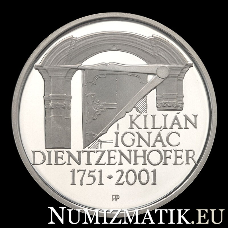 200 Kč/2001 - Kilián Ignác Dientzenhofer - 250. výročie úmrtia
