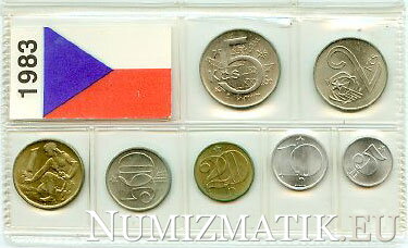 Coin set - CSSR 1983