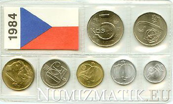 Coin set - CSSR 1984