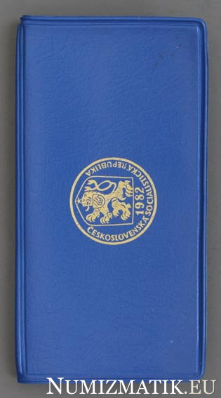 Sada obehových mincí ČSSR 1982 - "Modrý obal"