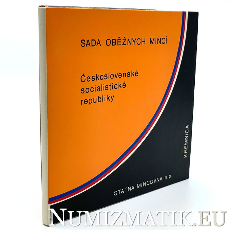 Sada obehových mincí ČSSR 1988