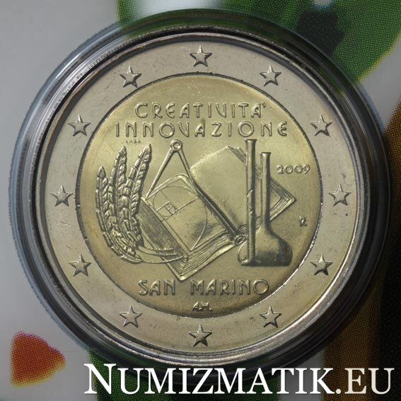 SAN MARINO - 2 EURO/2009 - EURÓPSKY ROK KREATIVITY A INOVÁCIÍ