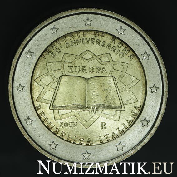 TALIANSKO - 2 EURO/2007 - Rímska zmluva - 50. výročie podpísania