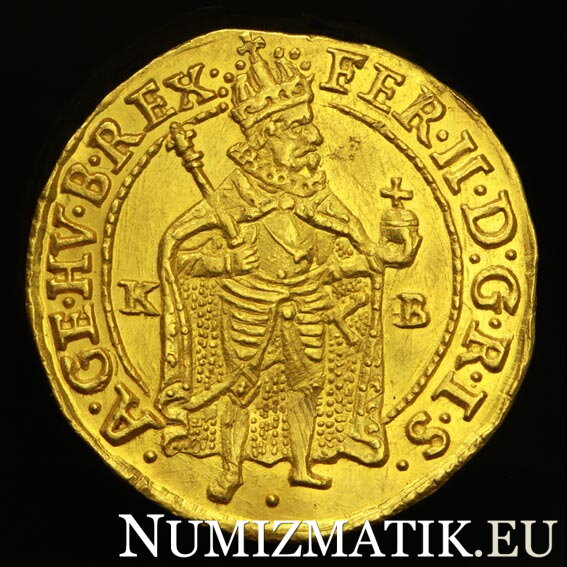 FERDINAND II. - dukát 1637 KB