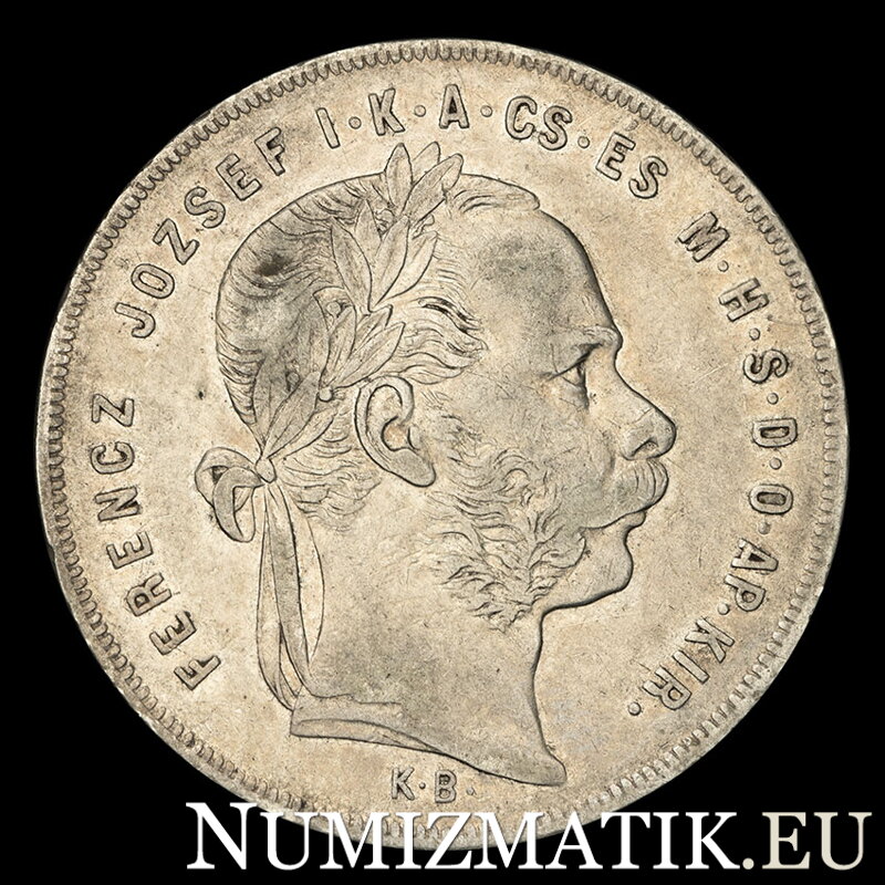 Francis Joseph I. - 1 Forint 1879 KB Francis Joseph I. - 1 Forint 1879 KB
