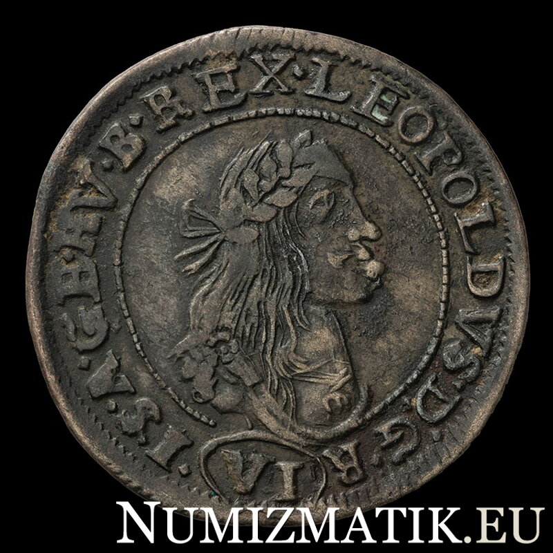 LEOPOLD I. - VI. kreuzer 1672 KB