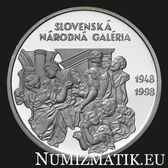 200 Sk/1998 - Slovenská národná galéria - 50. výročie založenia