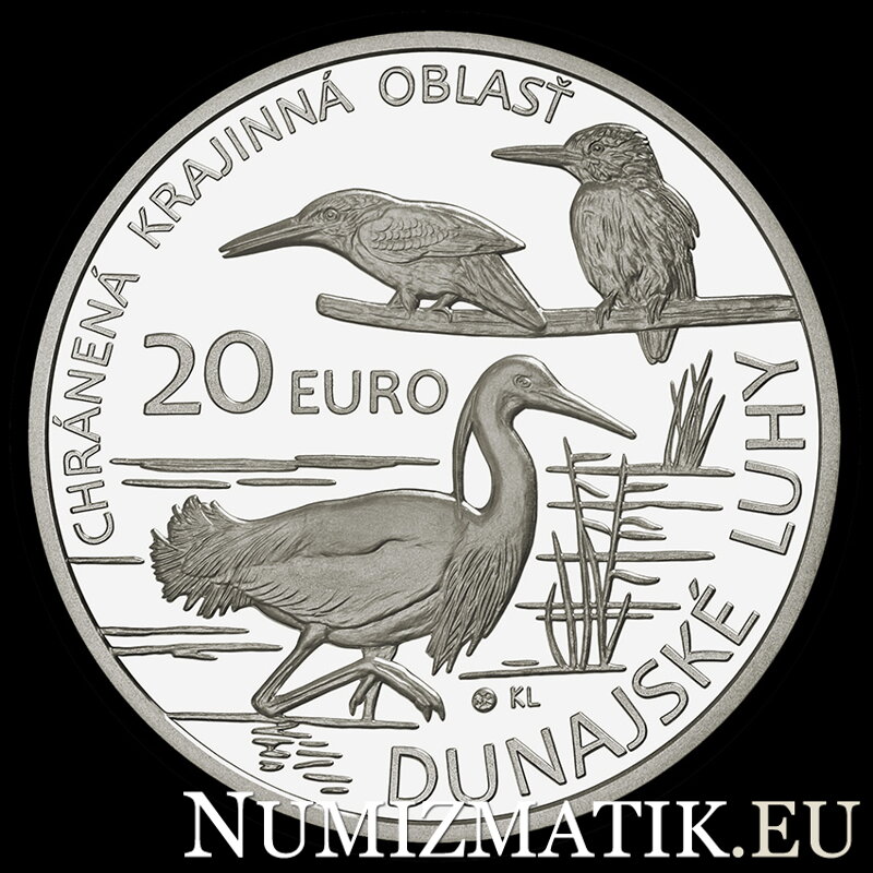 20 EURO/2025 - Chránená krajinná oblasť Dunajské luhy - BK